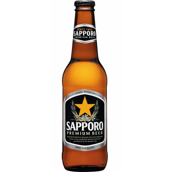 SAPPORO GOLD STAR BEER 350 ML