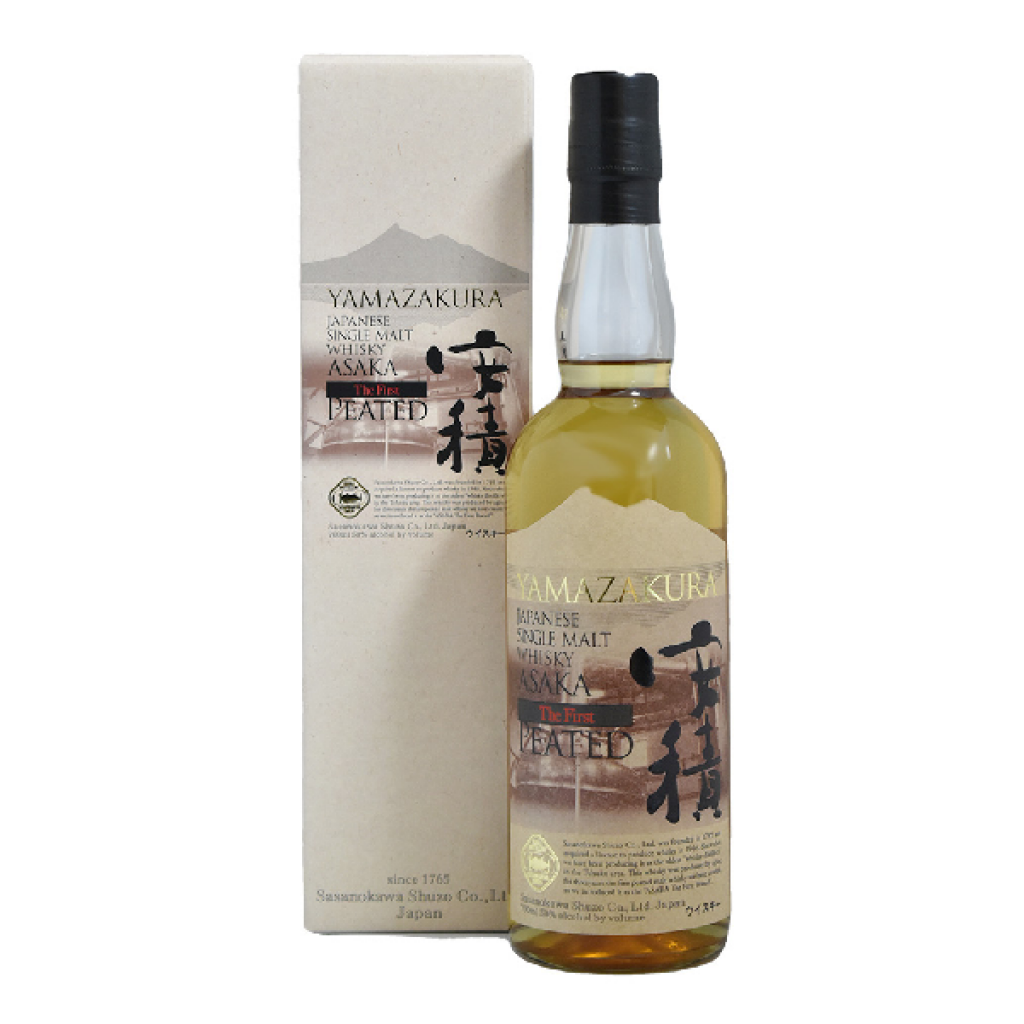 YAMAZAKURA JAPANESE SINGLE MALT WHISKY THE FIRST PEATED 700 ML