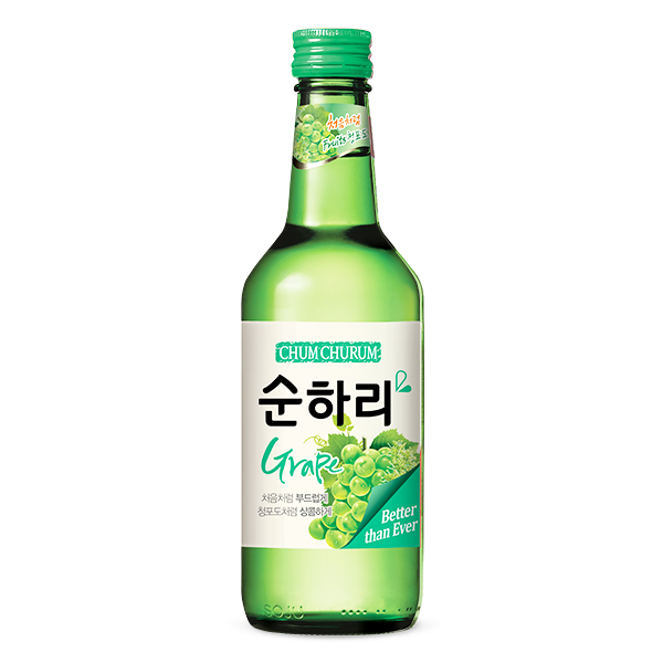 Chum Churum Green Grape Flavor Korean Soju 360 ML