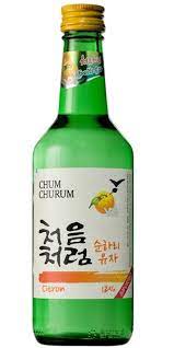 Chum Churum  Citron Flavor Korean Soju 360 ML